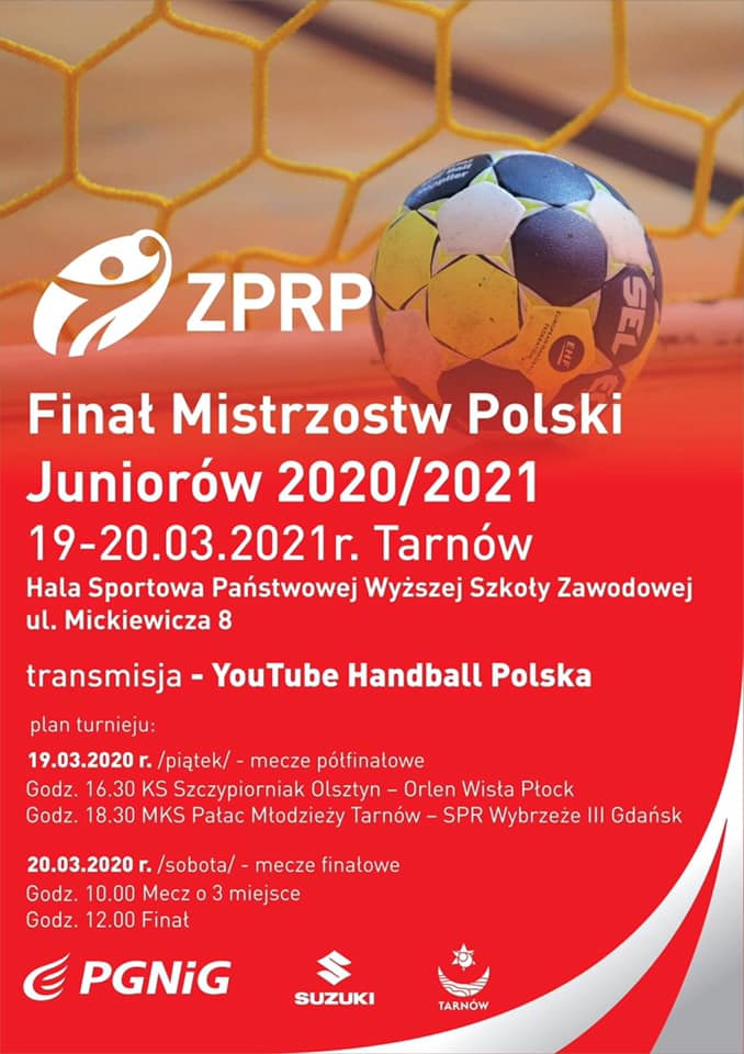 Final Four Mistrzostw Polski Juniorów 2020/2021 już jutro – zmiana systemu ! ! !