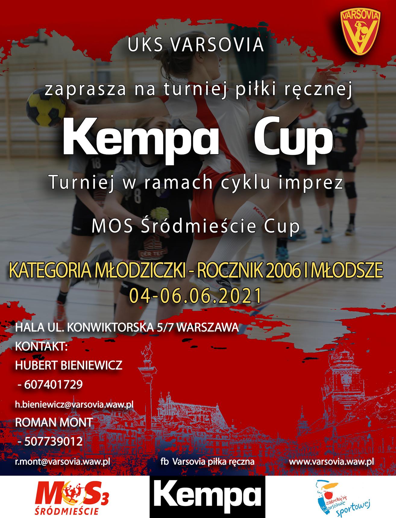 Kempa Cup 04-06.06.2021 – Turniej w ramach cyklu imprez MOS Śródmieście Cup