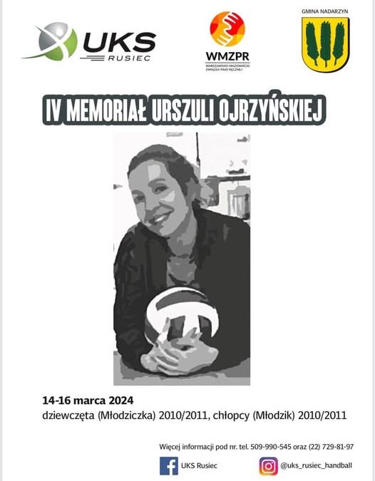 Memoriał Urszuli Ojrzyńskiej po raz czwarty