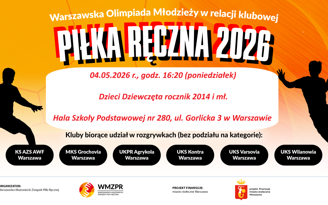 Dziewczęta z rocznika 2014 zaczynają walkę w Warszawskiej Olimpiadzie Młodzieży