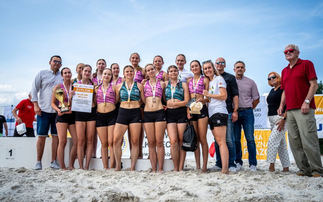 KS AZS AWF Warszawa na podium Mistrzostw Polski Juniorek Młodszych