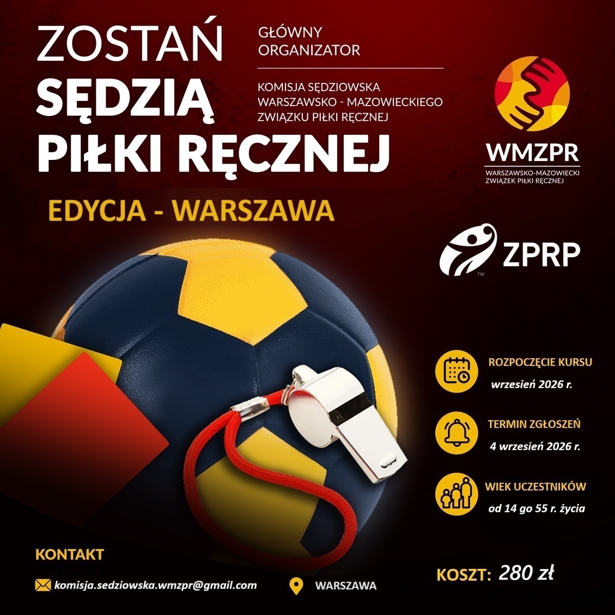 WMZPR-sędzia-plakat-2026 Warszawa (wrzesień)