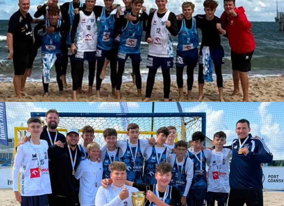 Złoto i brąz dla Płocka w Mistrzostwach Polski Młodzików w piłce ręcznej plażowej