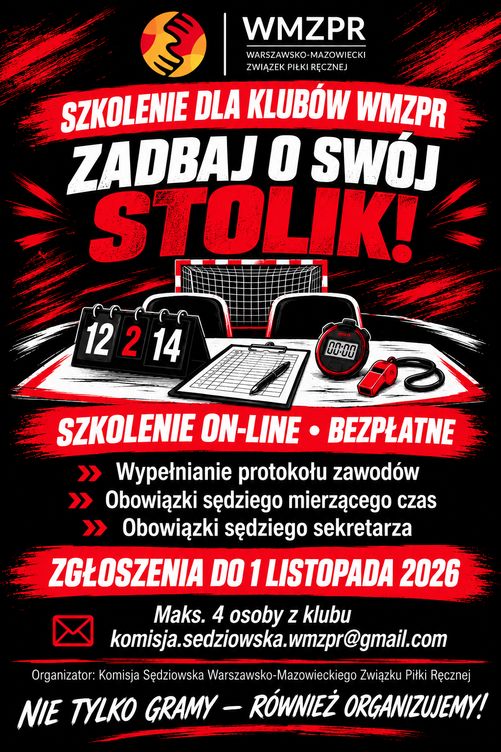 Szkolenie WMZPR_ Zadbaj o swój stolik
